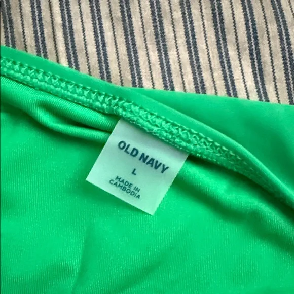 New Old Navy Large Green Women's One Piece Swimsuit - Picture 2 of 11